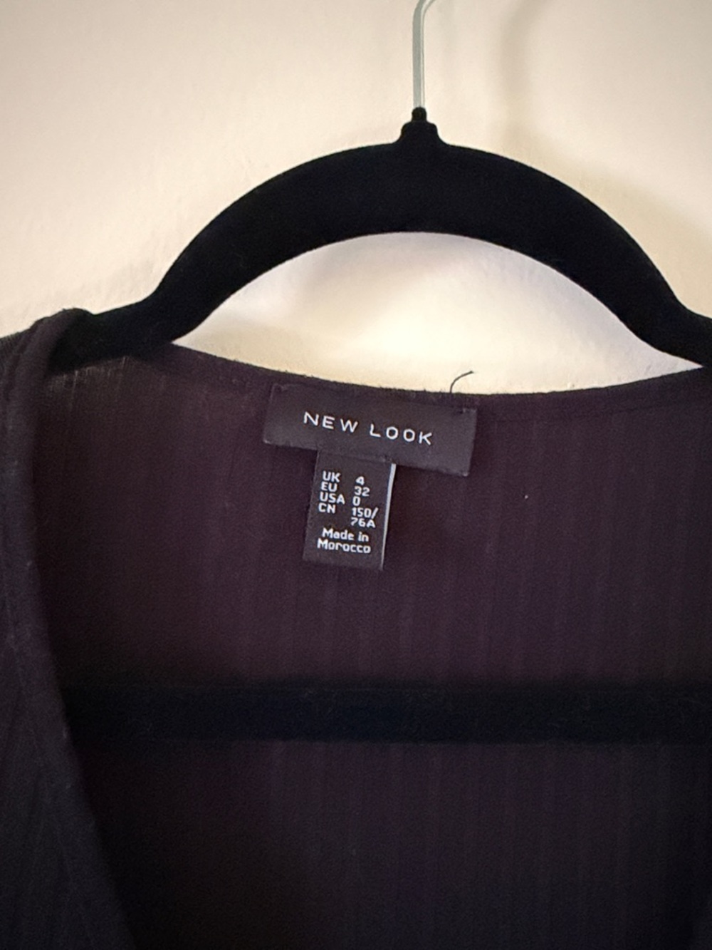 ASOS Black Ribbed Wrap Jumpsuit - Picture 2 of 4